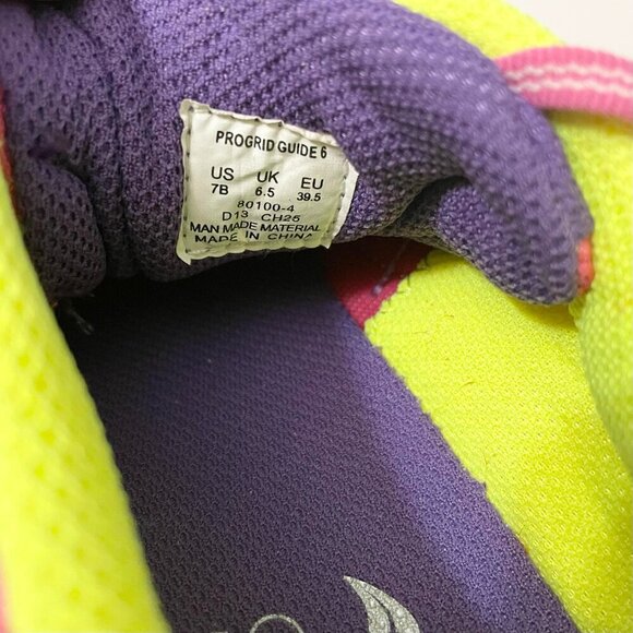 Saucony Progrid Guide 6 Running Shoes Youth Girls Size 7 - Picture 10 of 16